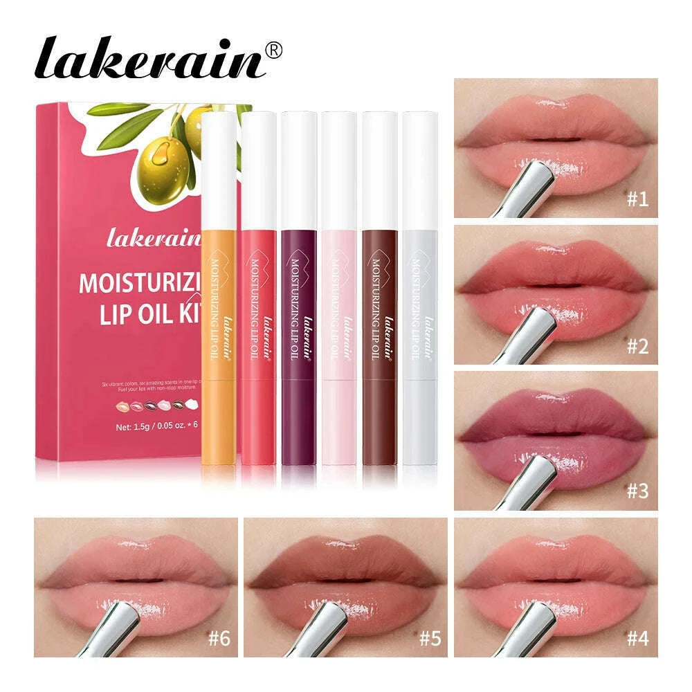 lakerain6-color-lip-essence-set-lasting-moisturizing-light-lip-lines-moisturizing-hydration-honey-rose-fragrance-lip-balm-kimlud-kimlud-33920812