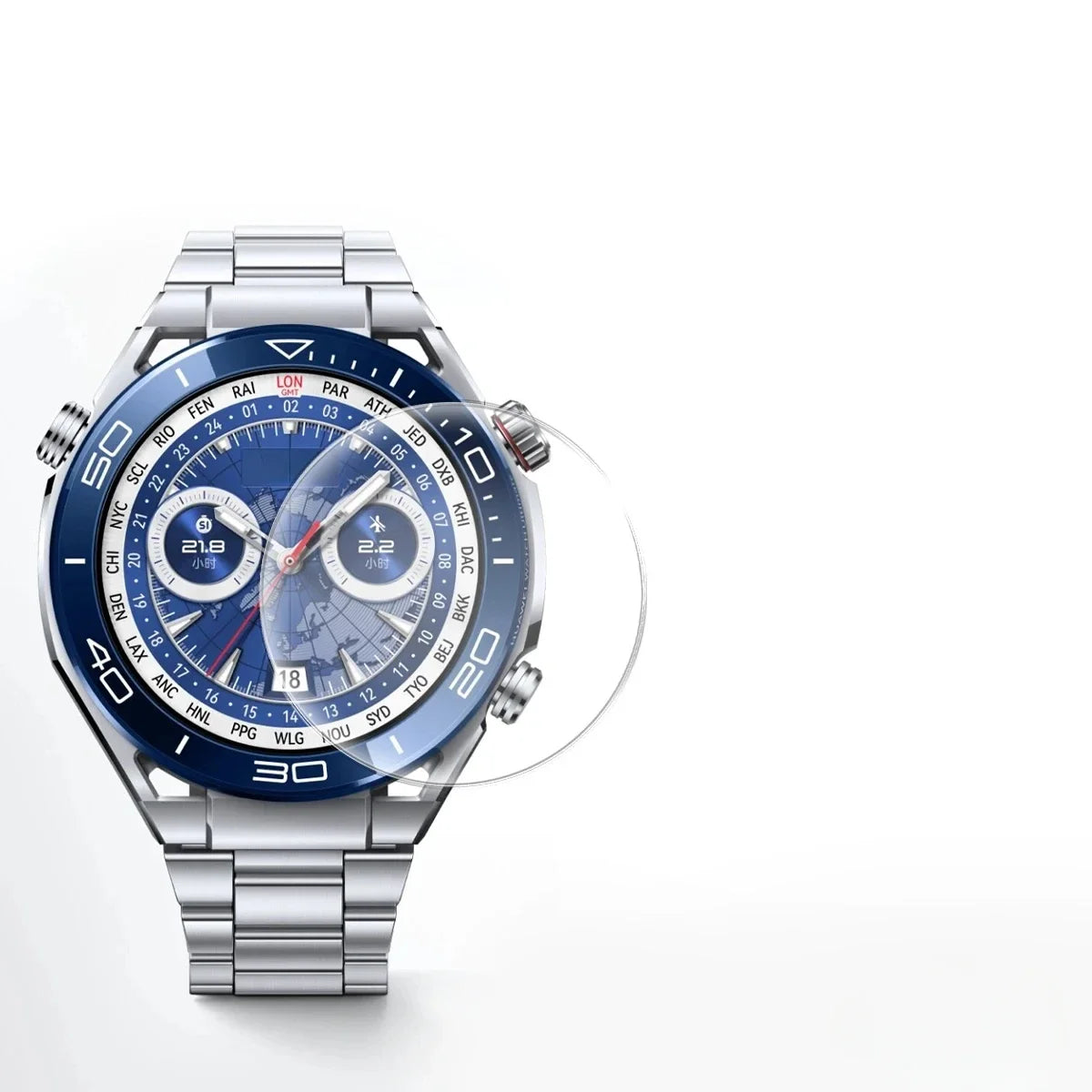 Tempered Glass For Huawei Watch Ultimate Smartwatch Accessories Anti Fingerprint Screen Protector For Huawei Watch Ultimate