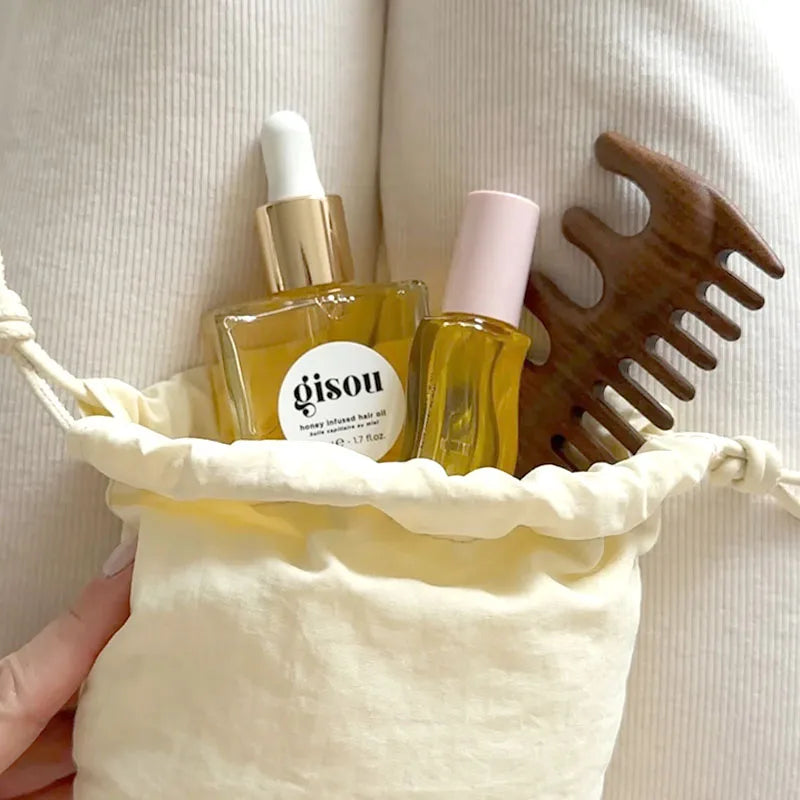 Honey Infused Hair Oil Travel Size With Mirsalehi Honey For Silkier, Healthier Strands — Gold | KIMLUD