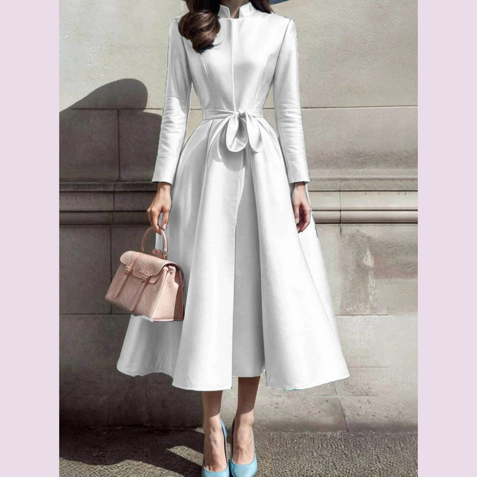 elegant-dress-for-women-stand-collar-pleated-a-line-long-sleeve-sweet-party-club-evening-wedding-guest-midi-dresses-with-belt-kimlud-kimlud-33922383
