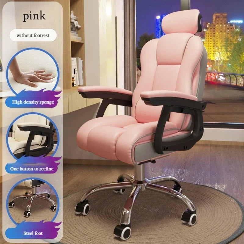 z for China factory wholesale high back swivel office chair pu leather armchair height adjustable office chair with footrest