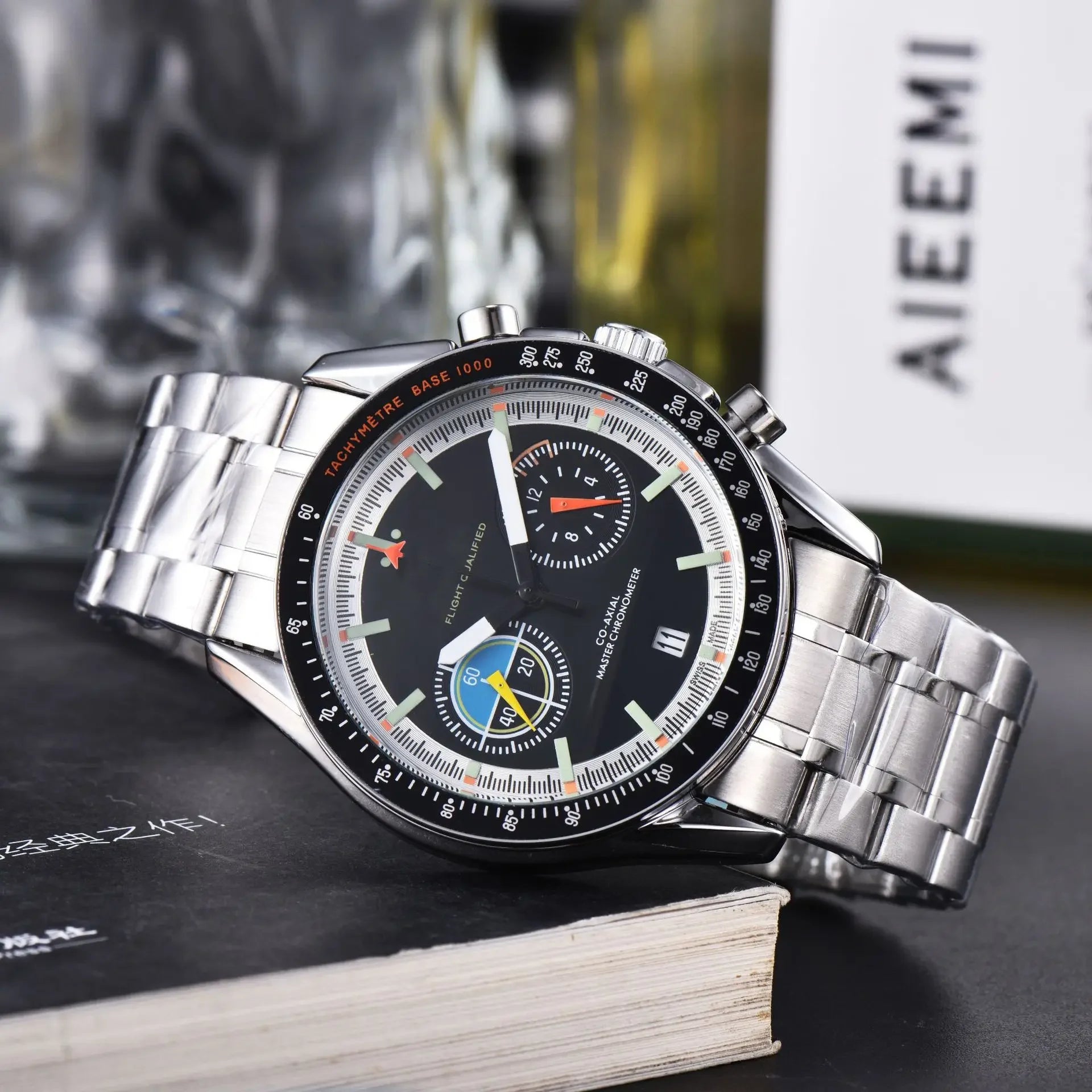 Famous High-end Series Men's Watches Quartz Fashion Business Classic Water Resistant Stainless Steel Strap WristWatch Male Clock