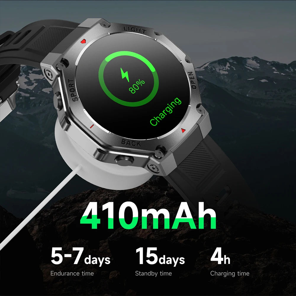 KIMLUD, 2025 New LED Smart Watch Men's HD AMOLED Bluetooth Call Waterproof Smartwatch Heart Rate Monitoring Women's Health Smart Watches, KIMLUD Womens Clothes