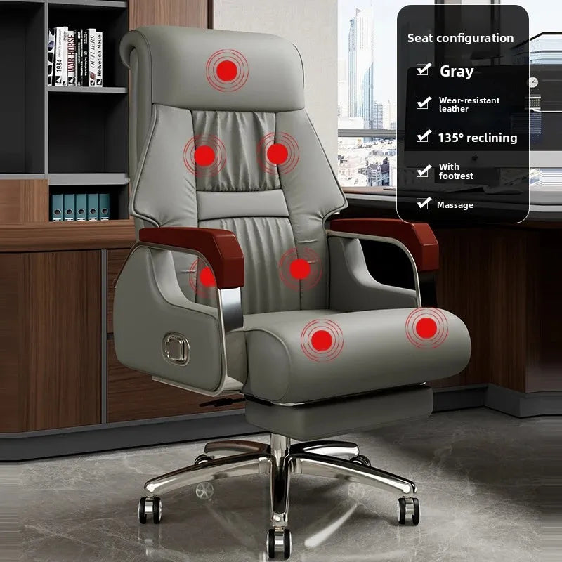 Lounge Ergonomic Office Chair Computer Desk Rolling Luxury Office Chair Arm Massage Cadeira De Escritorio Home Furniture