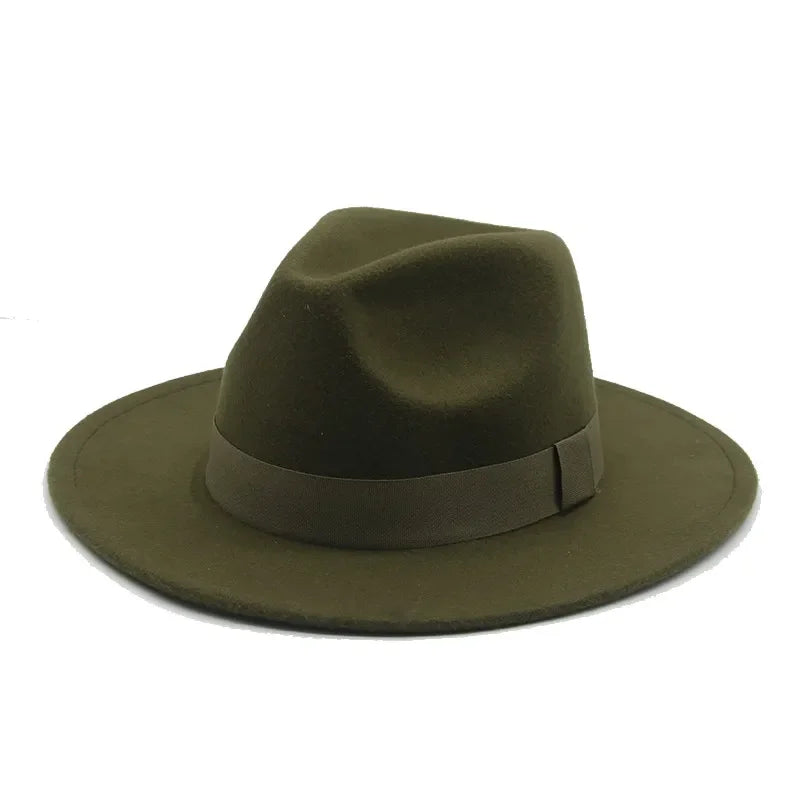 Fedora Hat – Unisex Decorative – Cotton-Polyester | KIMLUD