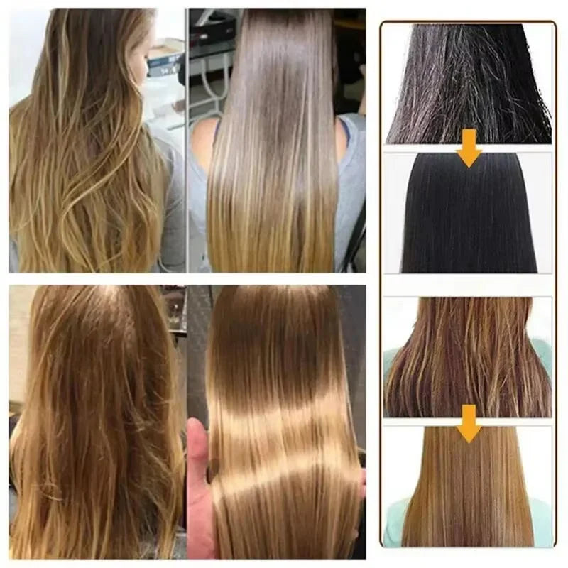 Keratin Hair Mask 8 Seconds Smoothing Treatment For Damaged Hair — White | KIMLUD