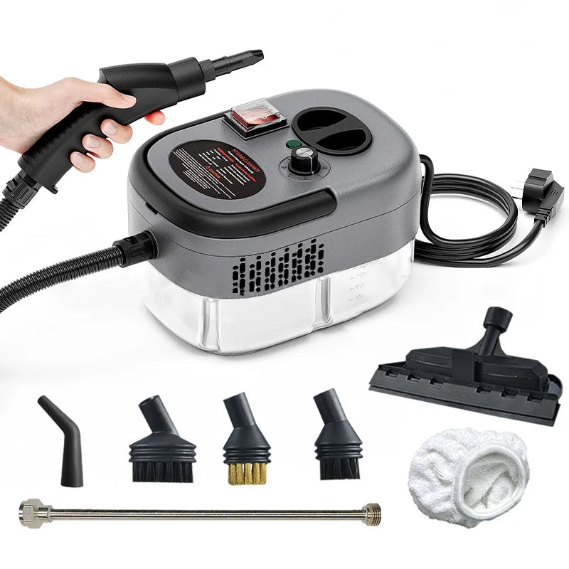 Powerful Handheld Steam Cleaner 2500W — Slate Gray | KIMLUD