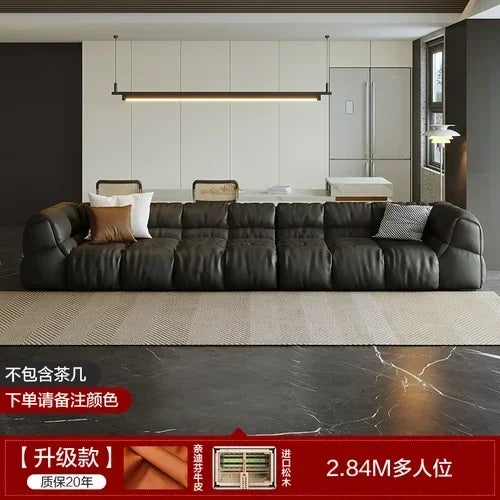 Puff Leather Sofa Bedrooms Comfortable Reclining Luxury Designer Lazy Sofa Modern Minimalist Sofy Do Salonu Home Furniture