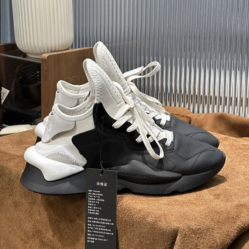 Men's Casual Shoes – Round Toe Lace-Up – Genuine Leather | KIMLUD