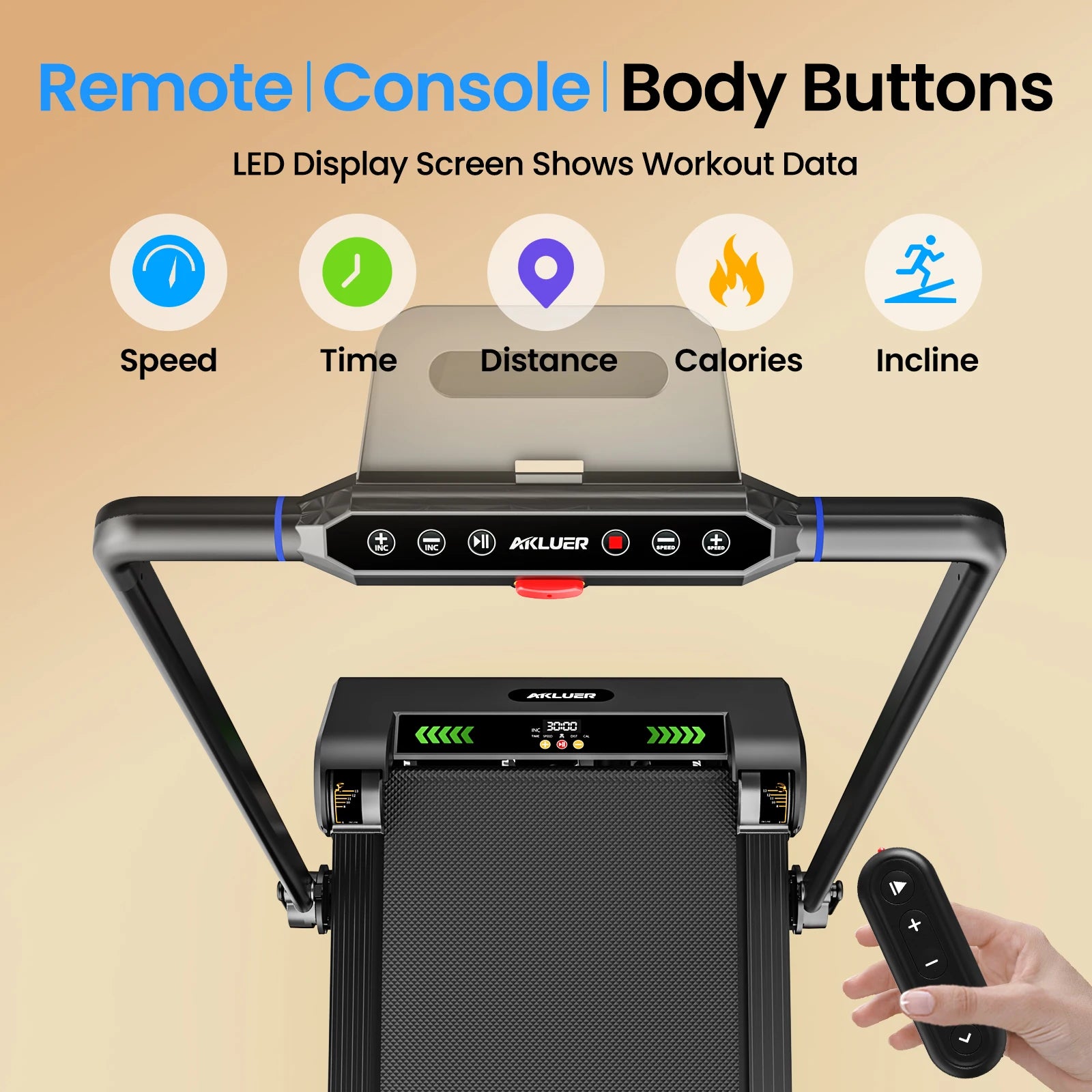 Aluminum Walking Pad Treadmill With Auto Incline — Black | KIMLUD