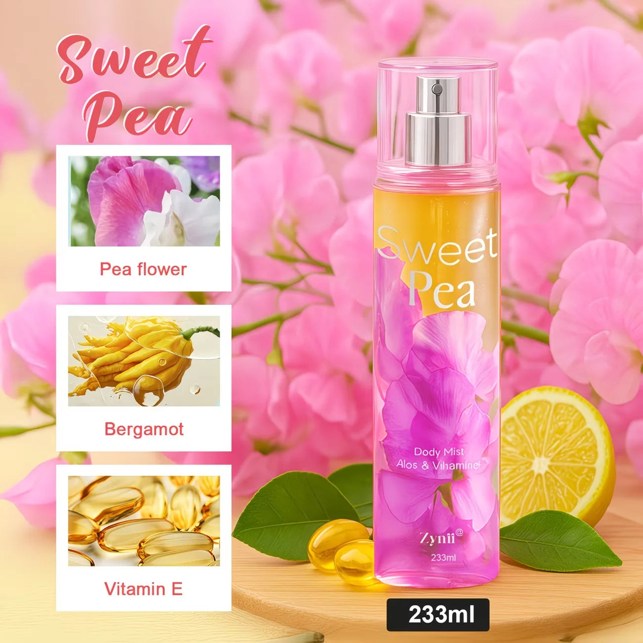 Floral Long-Wear Fragrance Mist — Blush Pink | KIMLUD