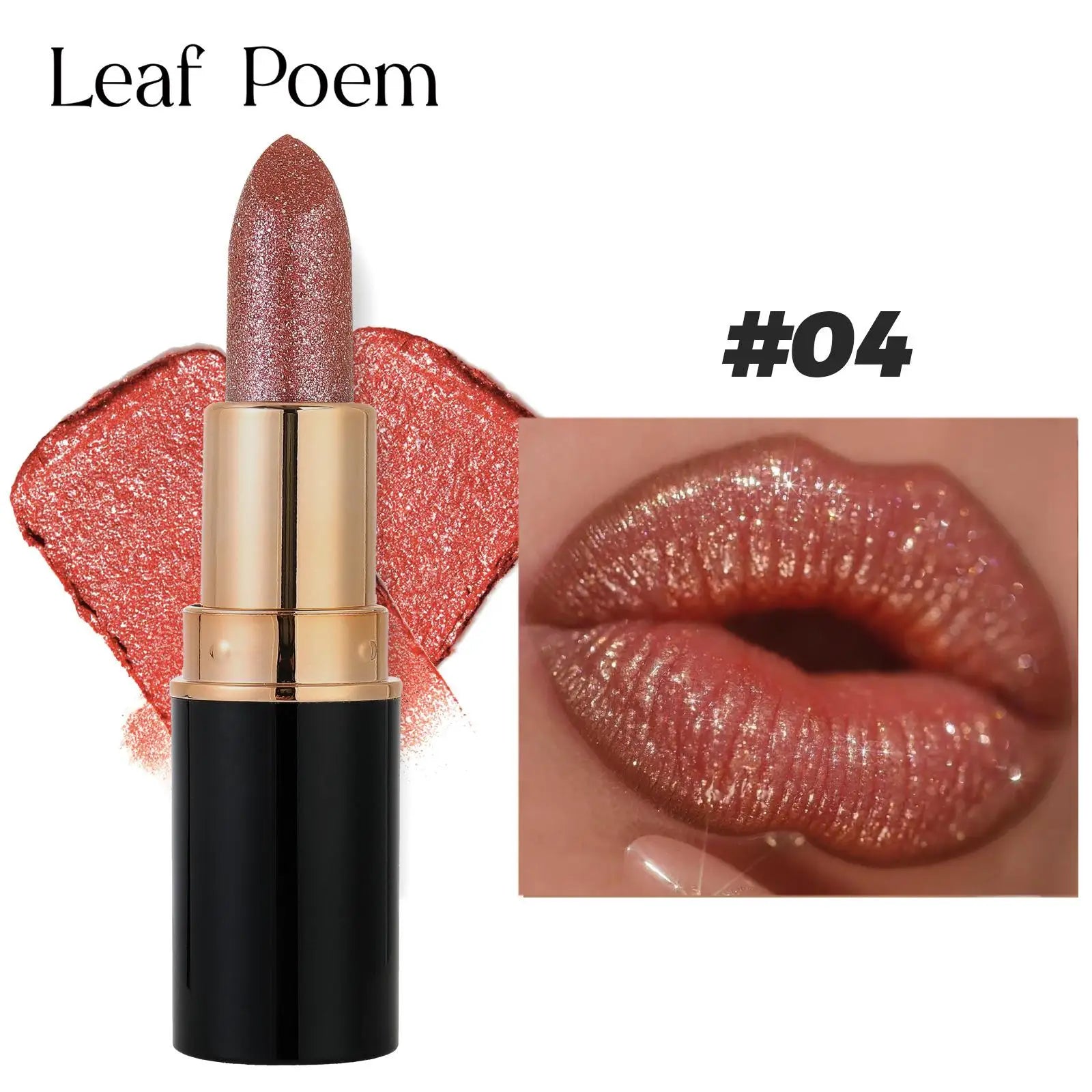 Pearlescent Lip Gloss Long-Lasting Hydrating — Rosy Pearlescent Pink | KIMLUD