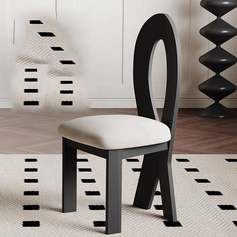 Wooden Nordic Mid Century Folding Dining Chair Ergonomic Comfort — Natural | KIMLUD
