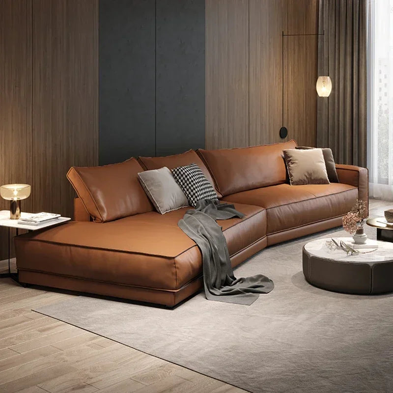Modular Nordic Sofa Reclining Lounge — Beige | KIMLUD