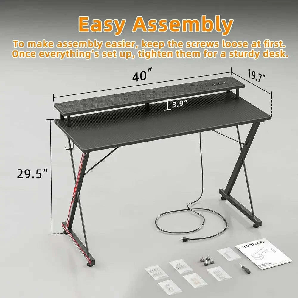 40-ergonomic-carbon-fiber-gaming-desk-with-led-power-outlets-and-monitor-stand-for-pc-workstation-or-bedroomkimludkimlud-35573178