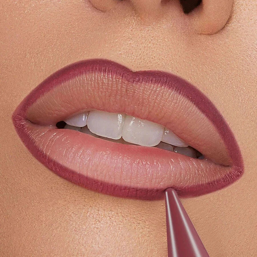 15-colors-sexy-red-lipstick-pen-waterproof-matte-contour-tint-lipstick-long-lasting-lip-glaze-brown-lipliner-pencil-lip-makeupkimludkimlud-35568647