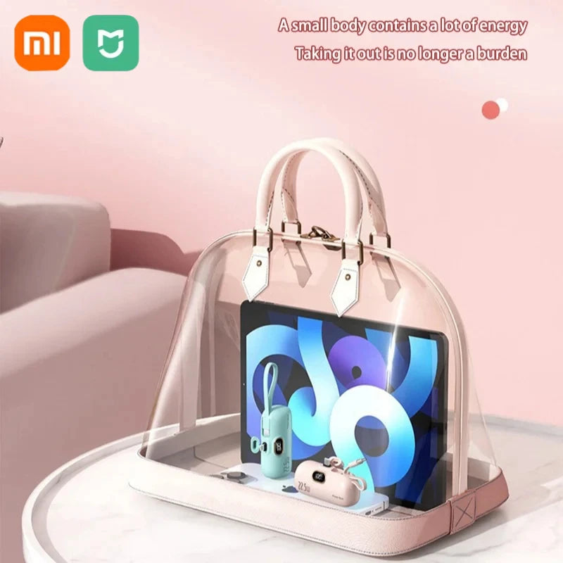 Xiaomi Mini Convenient Mobile Power Bank 30000mah Portable Fast Charging  suitable for iPhone 16 15 14 Samsung External Battery