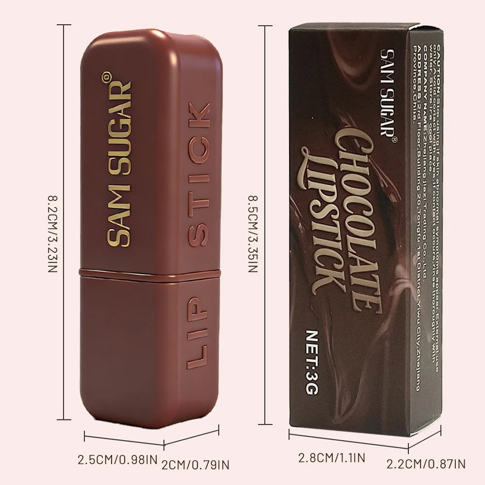 Lipstick – Waterproof Long Lasting Pigment – Lipstick – Chocolate Brown | KIMLUD