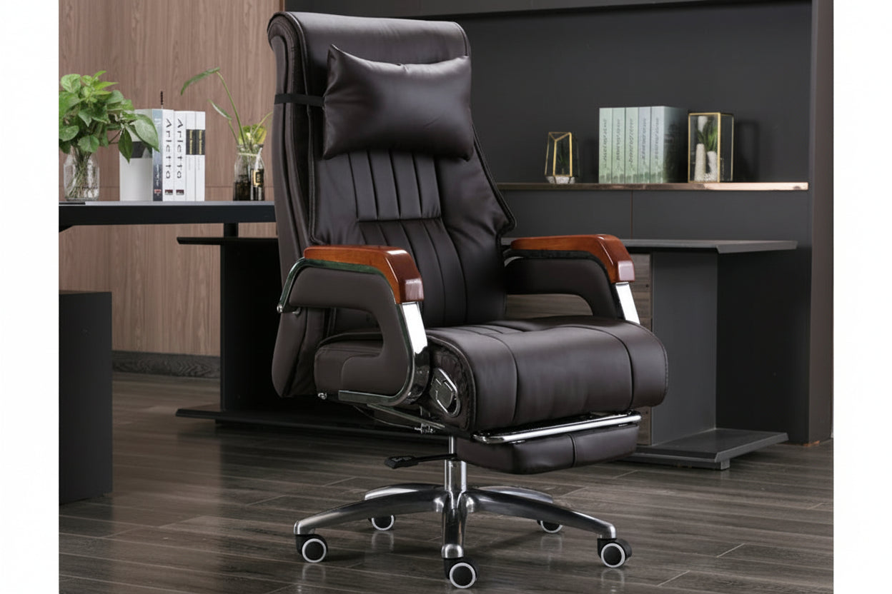 Office Chair – Massage Reclining High Back – Metal – N/A | KIMLUD