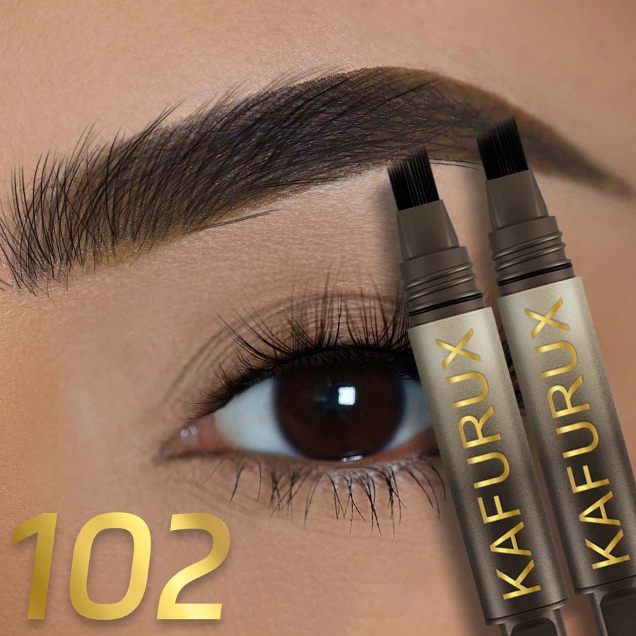 3D Dye Eyebrow Pencil Long-Lasting Waterproof — Black Brown | KIMLUD