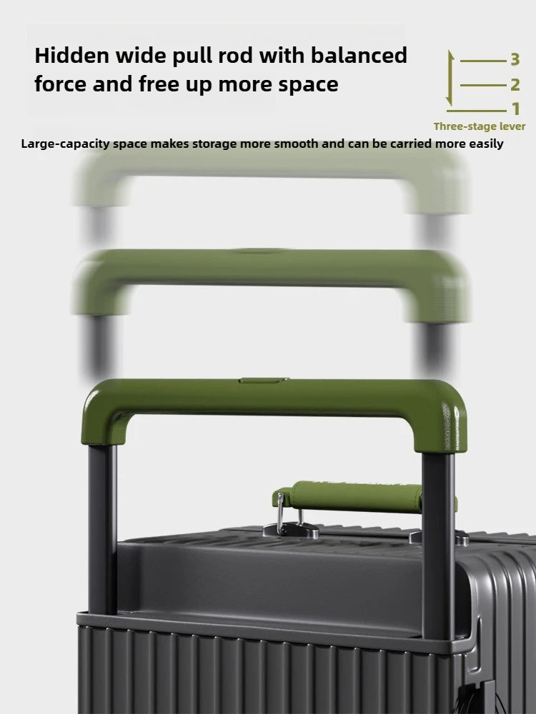 Luggage Set Suitcase Carry on Luggage with Wheels Trolley Bag Carry on Luggage Business Trunk Draw-bar Box Boarding Case