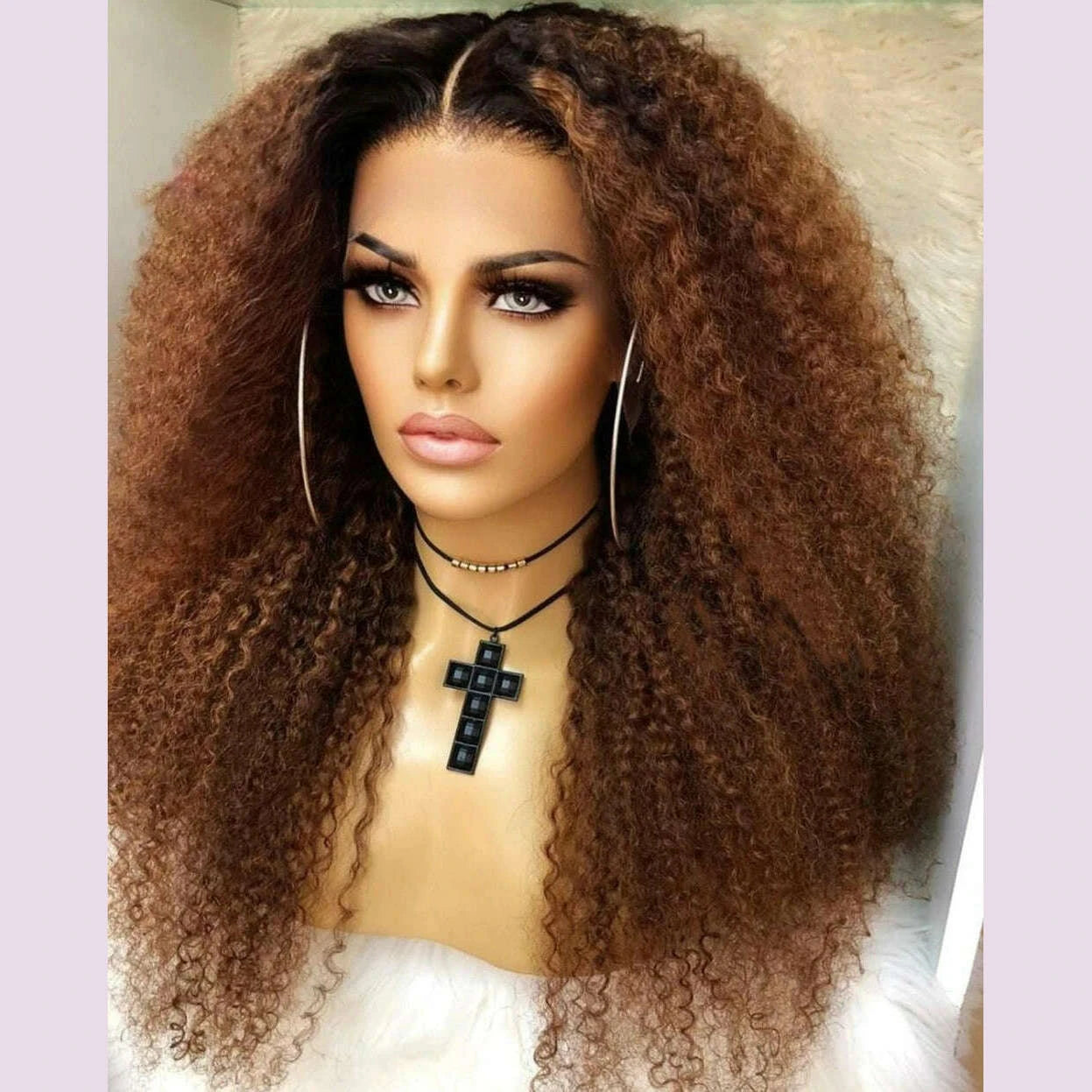 ombre-honey-blonde-kinky-curly-long-26inch-soft-lace-front-wig-for-black-women-natural-hairline-180-density-preplucked-babyhair-kimlud-kimlud-33922860