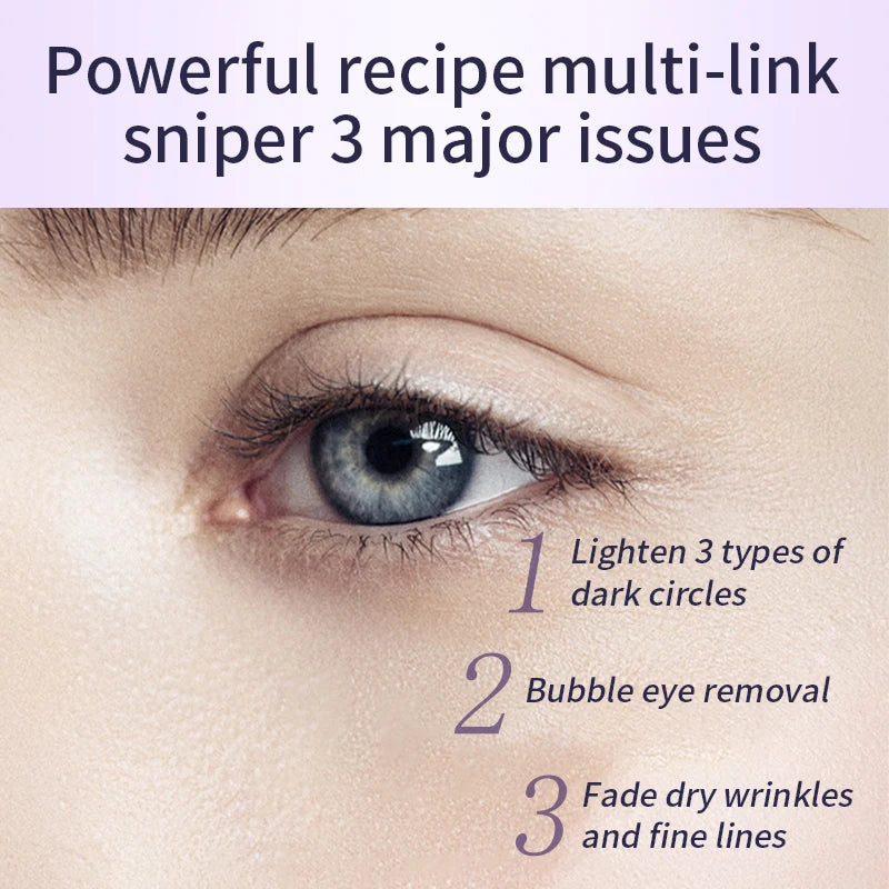 Hyaluronic Eye Cream Roller For Anti Wrinkle And Dark Circle — Clear | KIMLUD