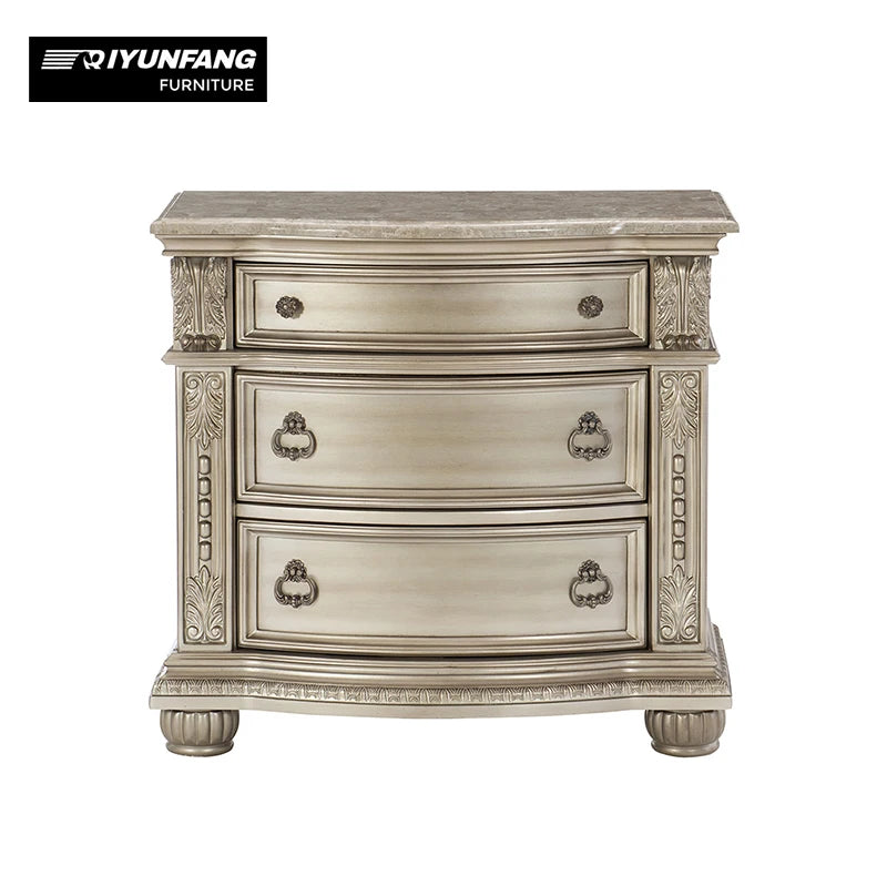 Luxury Custom Size Solid Wood Hotel Bedroom Furniture Set Modern Design Queen/King Beds for Dubai & Qatar Hotels