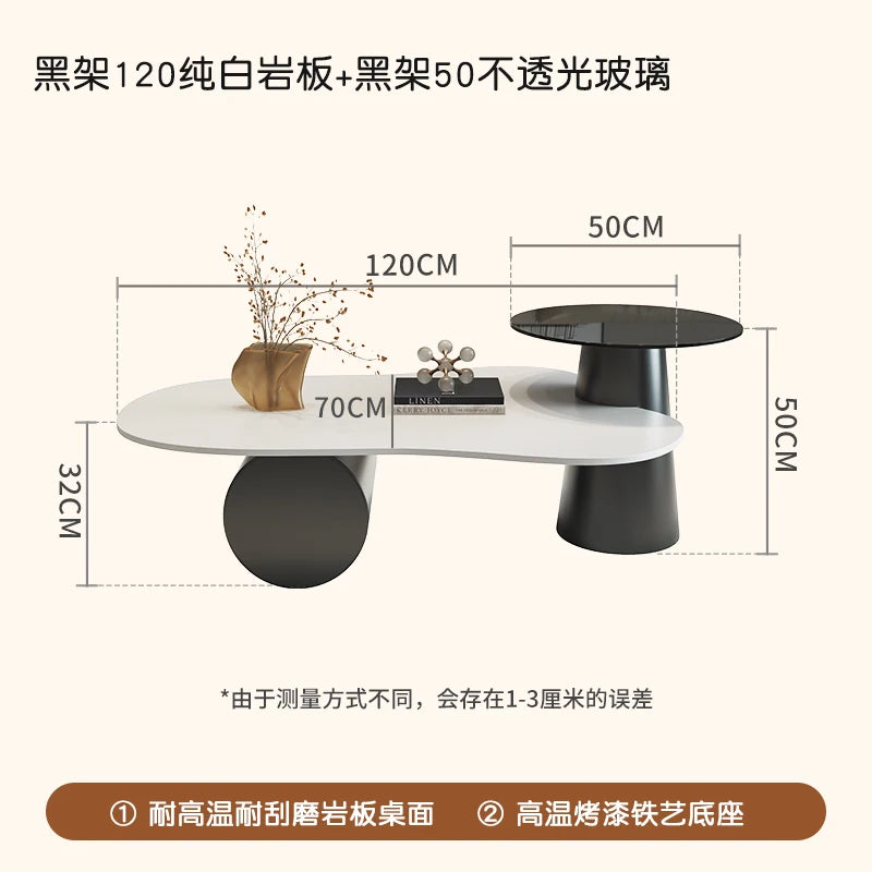 Wooden Side Table Modern Minimalist — Natural | KIMLUD