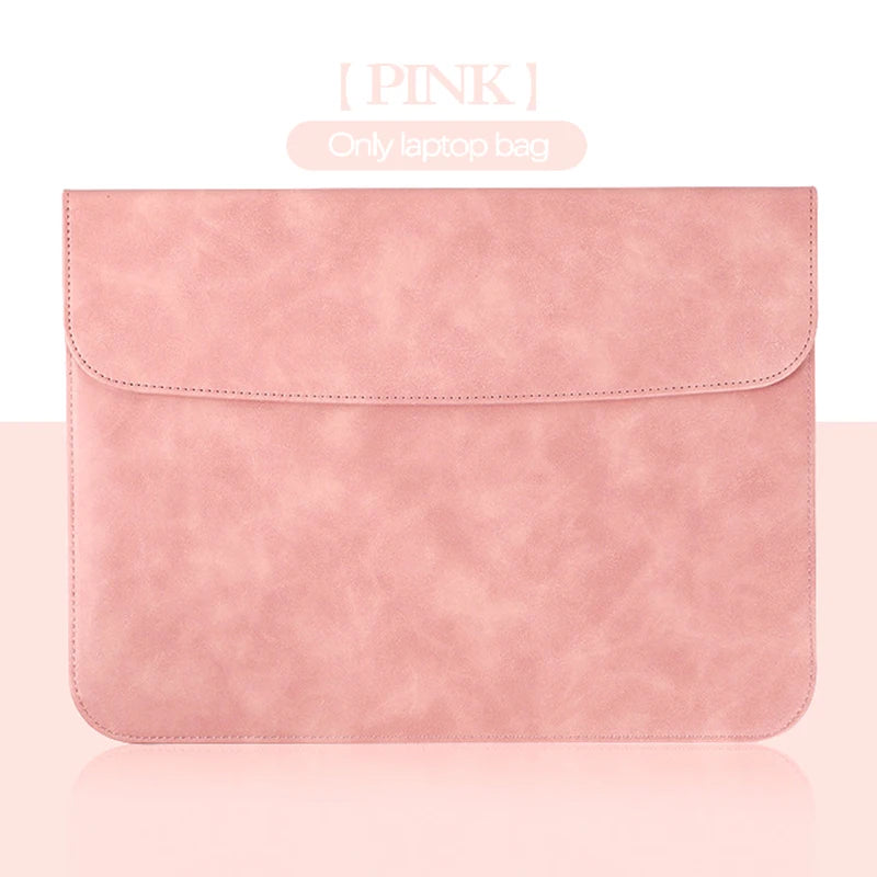 PU Laptop Sleeve 13–16 Inch Protective Fit — Gray | KIMLUD