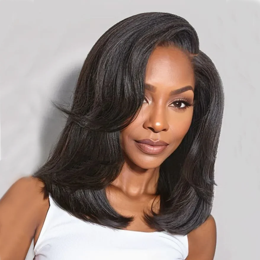 Lace Front Wig – 13x4 HD Lace Front – Remy Human Hair – Transparent | KIMLUD