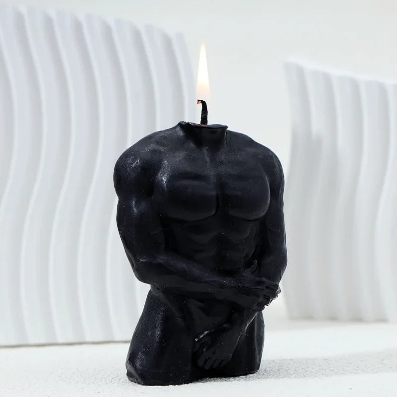 KIMLUD, Male Styling Aromatherapy Candle Body Ornament Birthday Candles Aromatherapy Candle Gift m, KIMLUD Womens Clothes