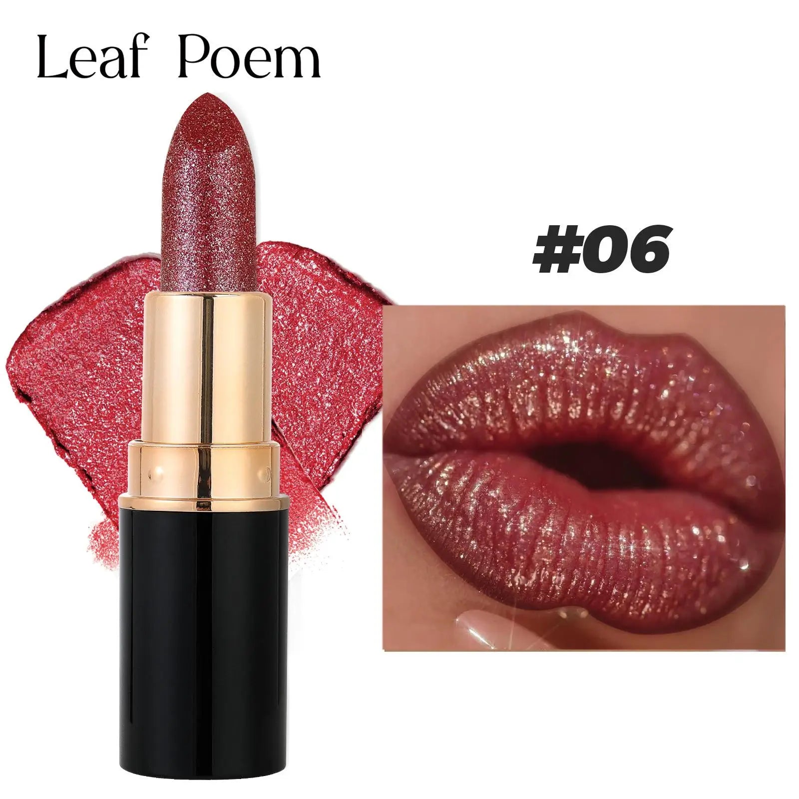 Pearlescent Lip Gloss Long-Lasting Hydrating — Rosy Pearlescent Pink | KIMLUD