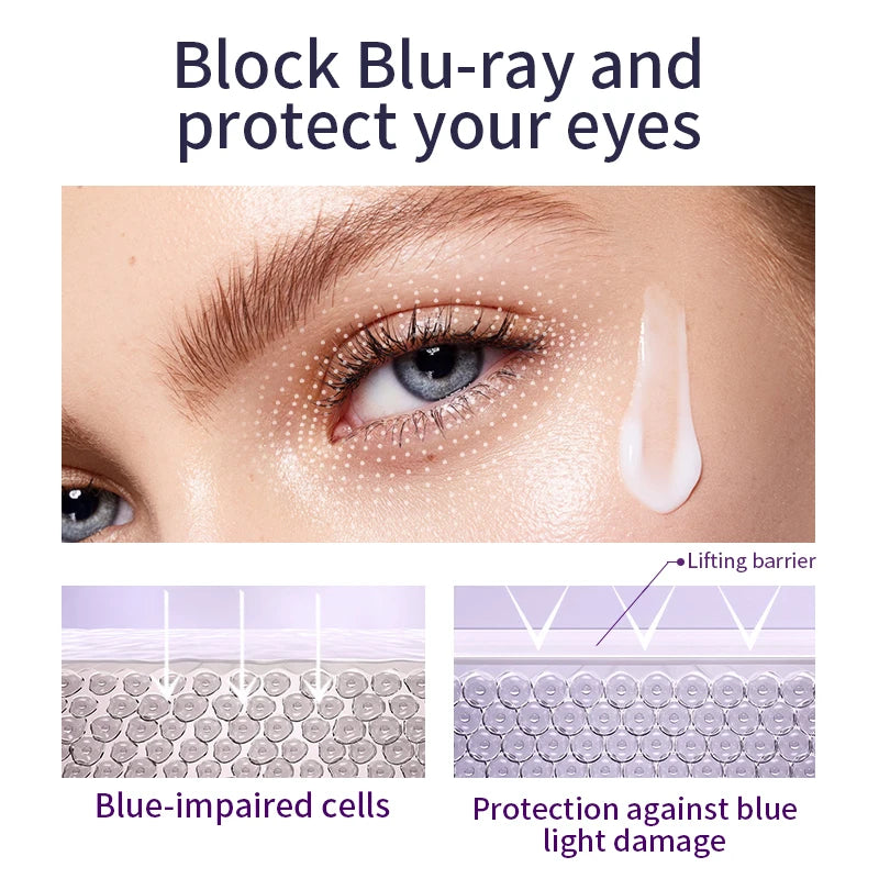 Hyaluronic Eye Cream Roller For Anti Wrinkle And Dark Circle — Clear | KIMLUD