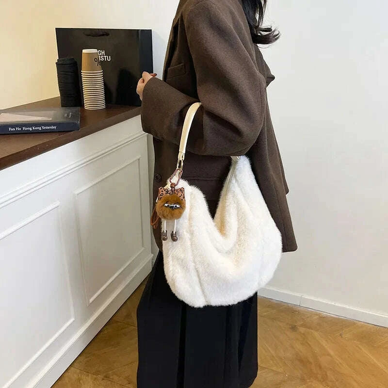 new-winter-versatile-commuting-shoulder-bags-women-large-capacity-furry-bucket-bag-for-commute-texture-and-simple-storage-bagskimludkimlud-35556617