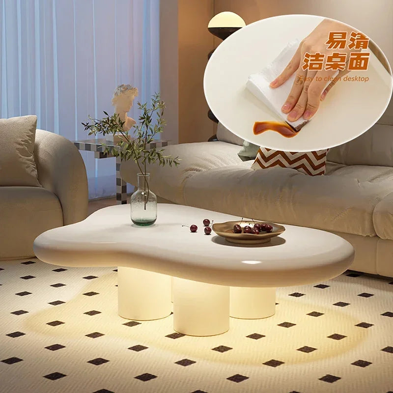 Modern Nordic Coffee Tables Luxury Sofa White Design Coffee Table Minimalist Room Table Basse De Salon Home Furniture Decor