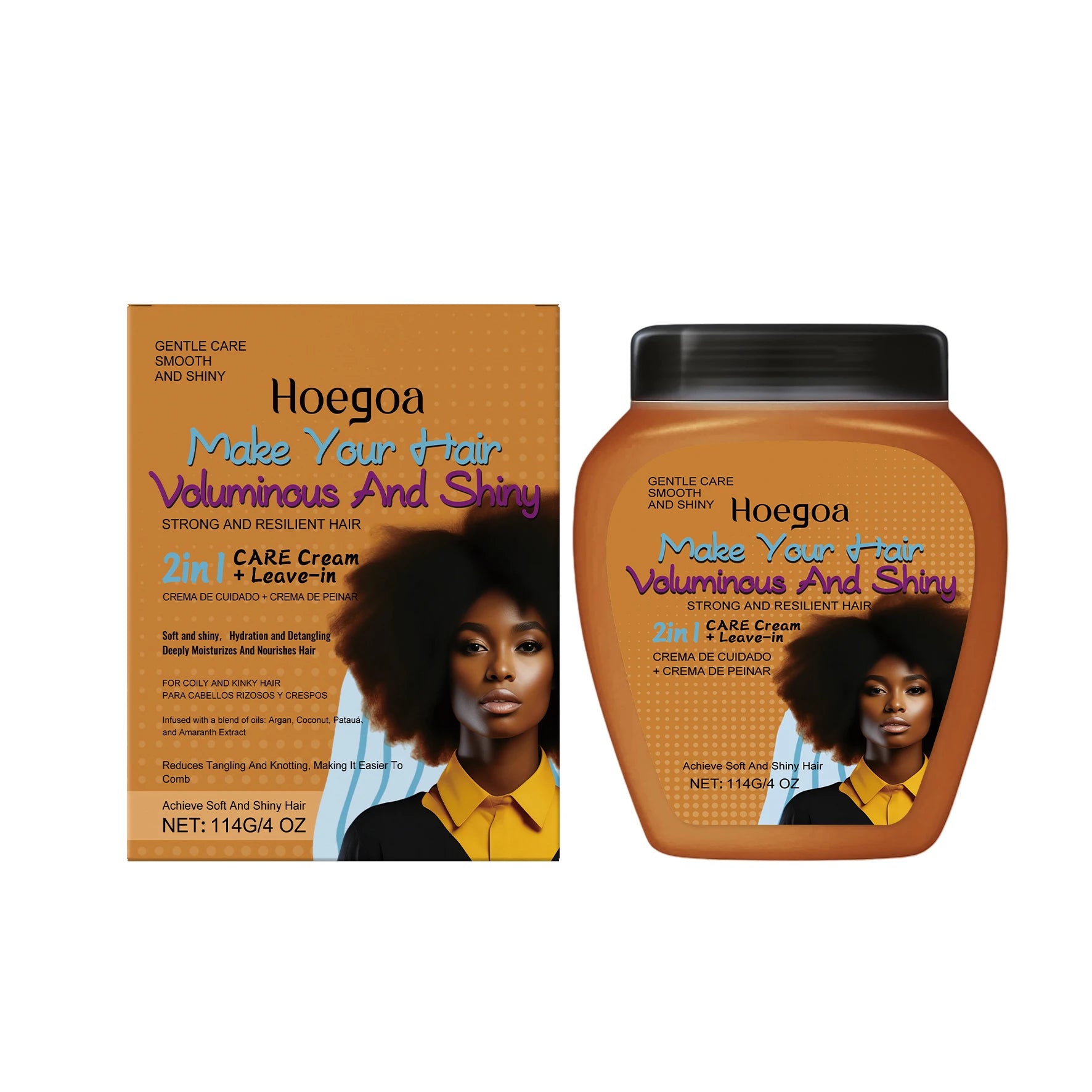 Plant Keratin Leave-In Conditioner Cream With Argan Oil Repairing & Frizz Control — Pink | KIMLUD