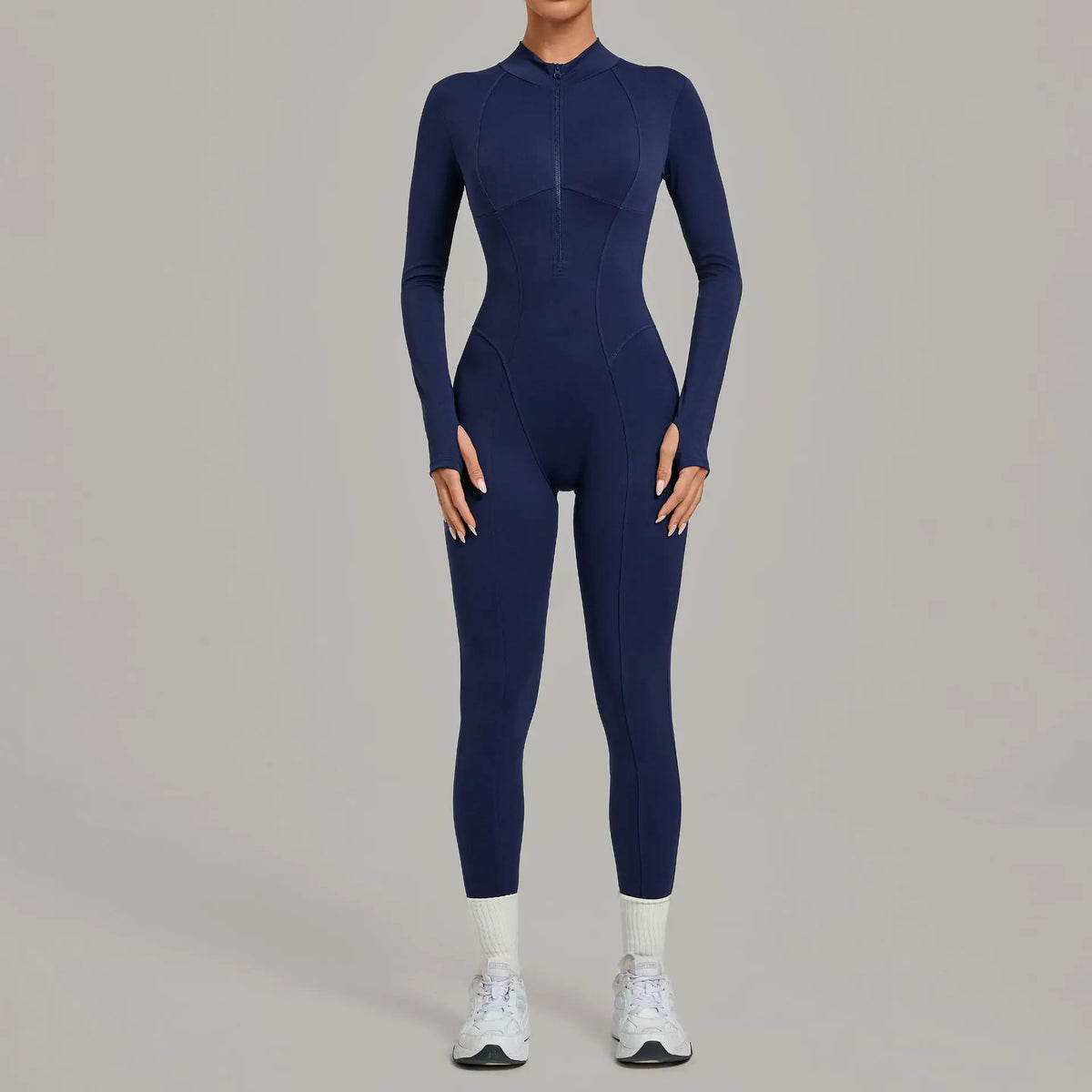 One Piece Jumpsuit – Triangle Back – Nylon Elastane – Sleeveless | KIMLUD