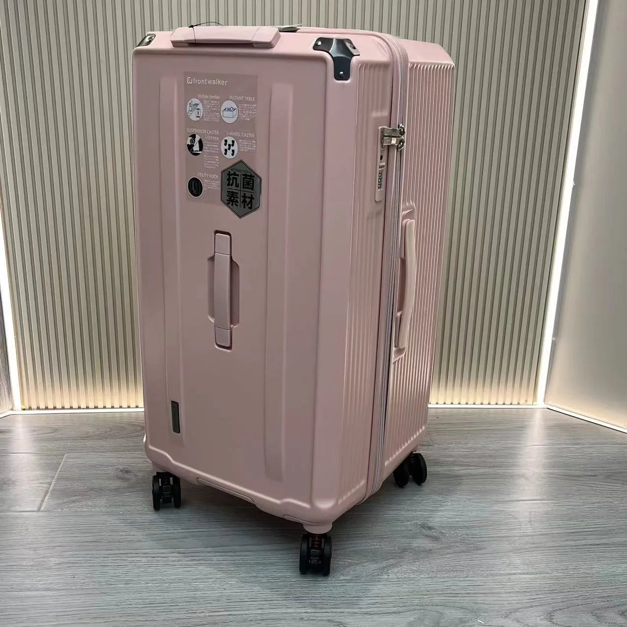Large Size Suitcase with Five Wheels Brake Luggage Carrier 28 inch PC Material Cabin Trip Suitcase TSA Lock 32/36/50 inches