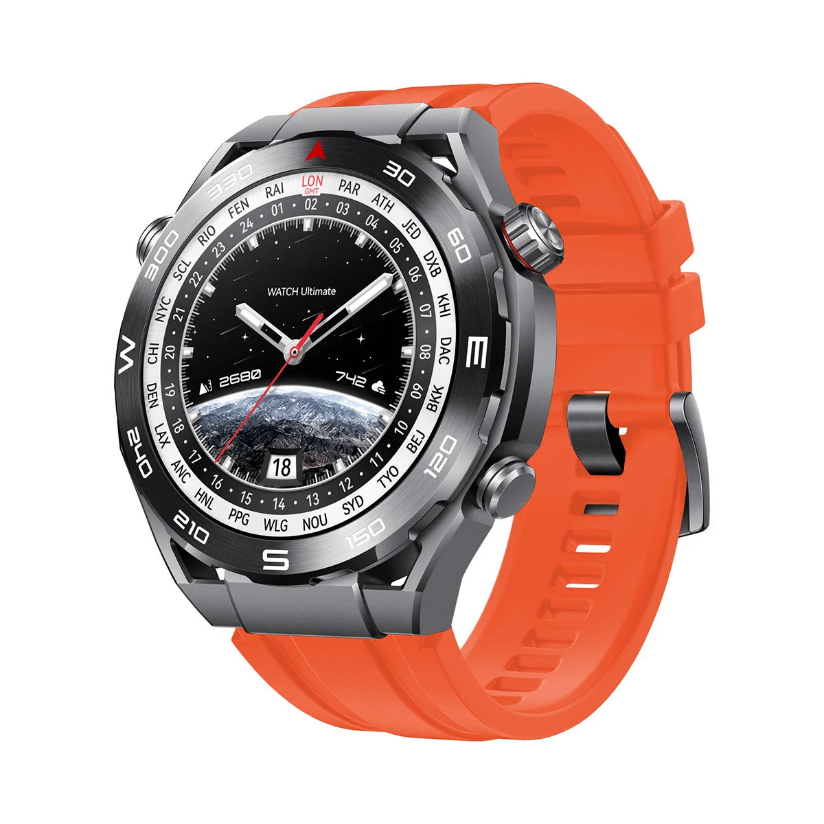 Silicone Band for Huawei Ultimate Smartwatch Rubber Silicone Band Strap for Huawei Ultimate GT4 GT2 Pro 22mm Replacement Strap