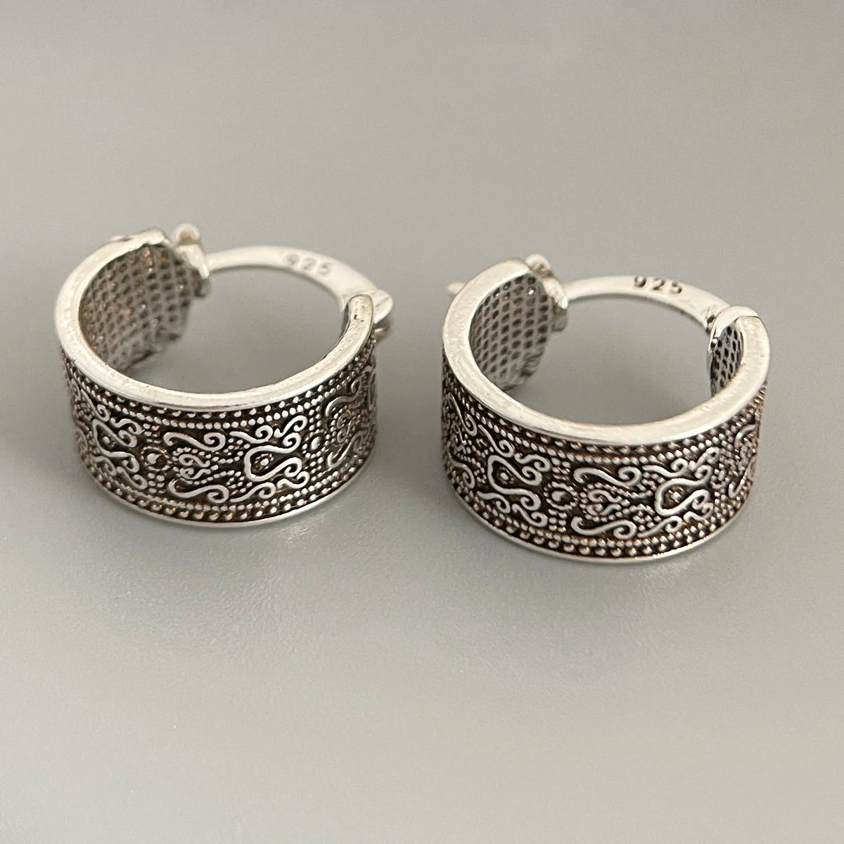 Hoop Earrings – Allergy Free – Sterling Silver – Silver | KIMLUD