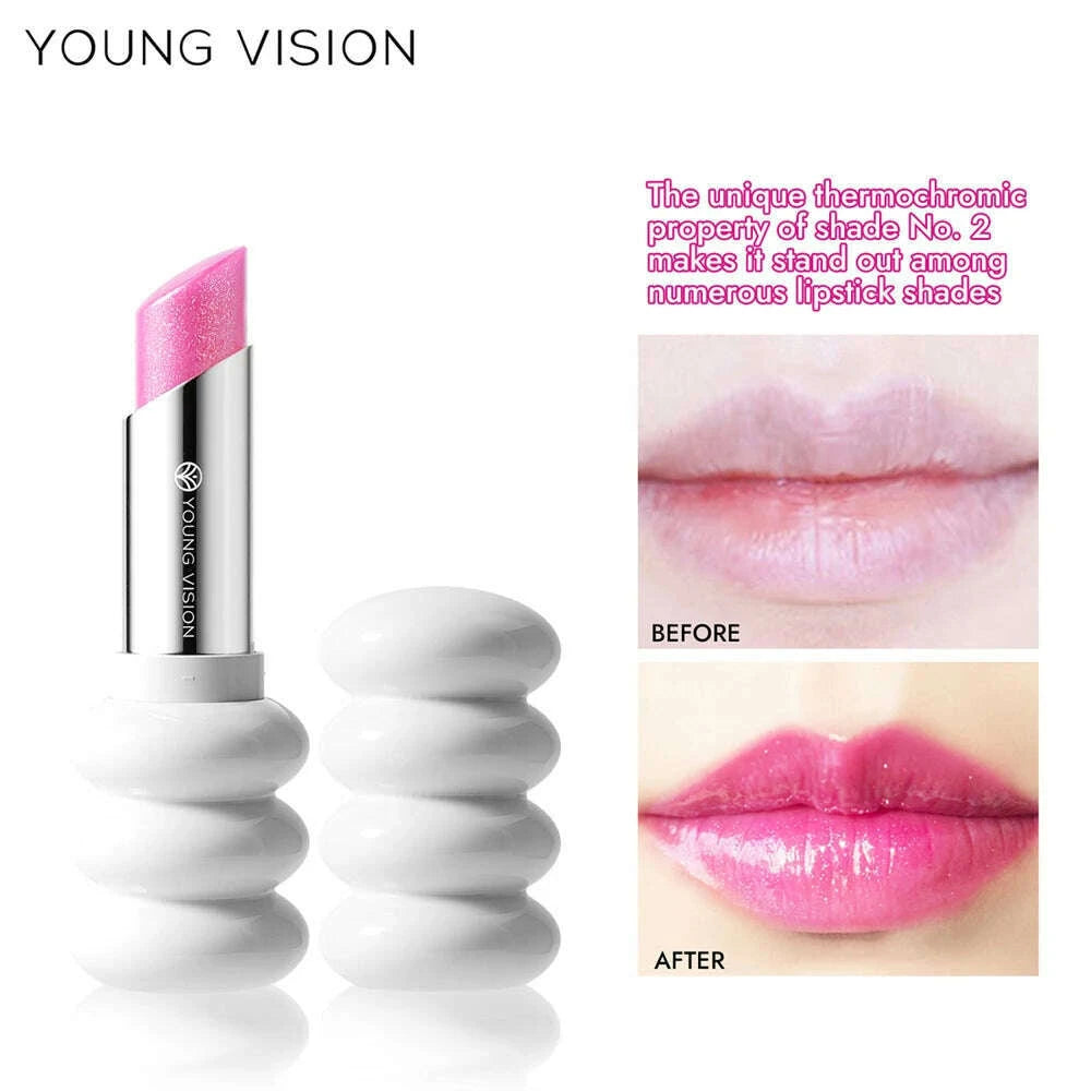 young-vision-6-colors-fine-shimmer-nourishing-light-lipstick-long-lasting-colors-easy-to-apply-lip-moisturizing-lipstick-kimlud-kimlud-33922144