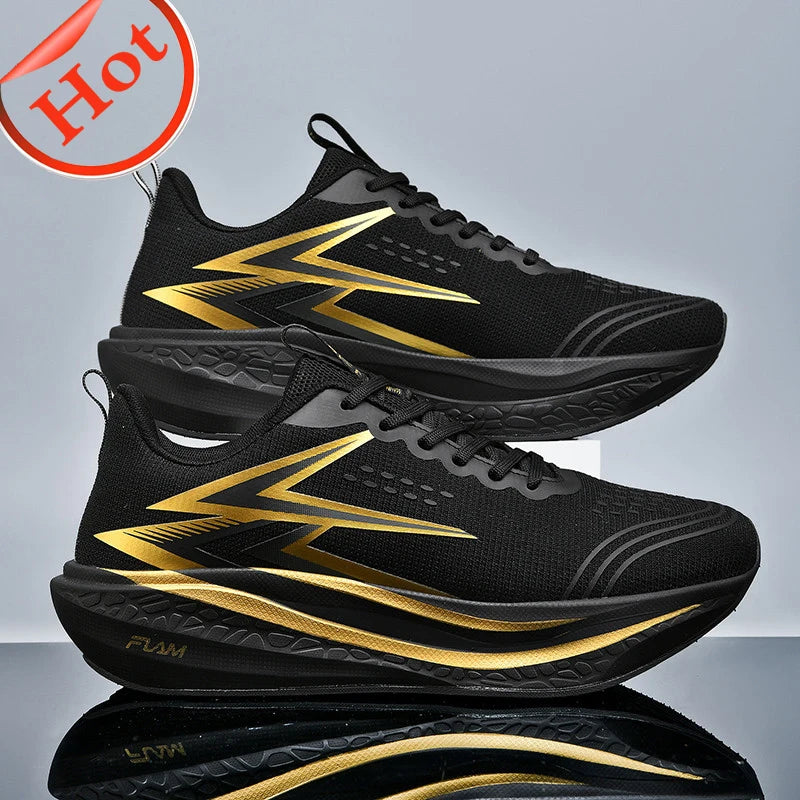 Men Running Shoes Speciality Marathon Sports Shoes Breathable Lightweight Carbon Board Women's Trend Athletic Sneakers Women