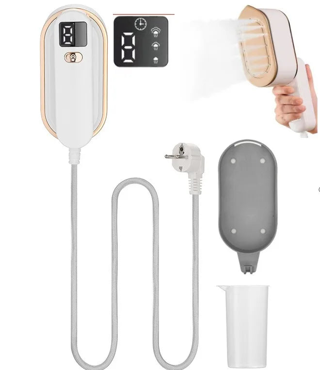 KIMLUD, 1200W Powerful Steamer Iron for Clothes with 3 Modes and 150ml Water Tank Portable Handheld Garment Steamer for Home Dorm Travel, WHITE / EU, KIMLUD APPAREL - Womens Clothes