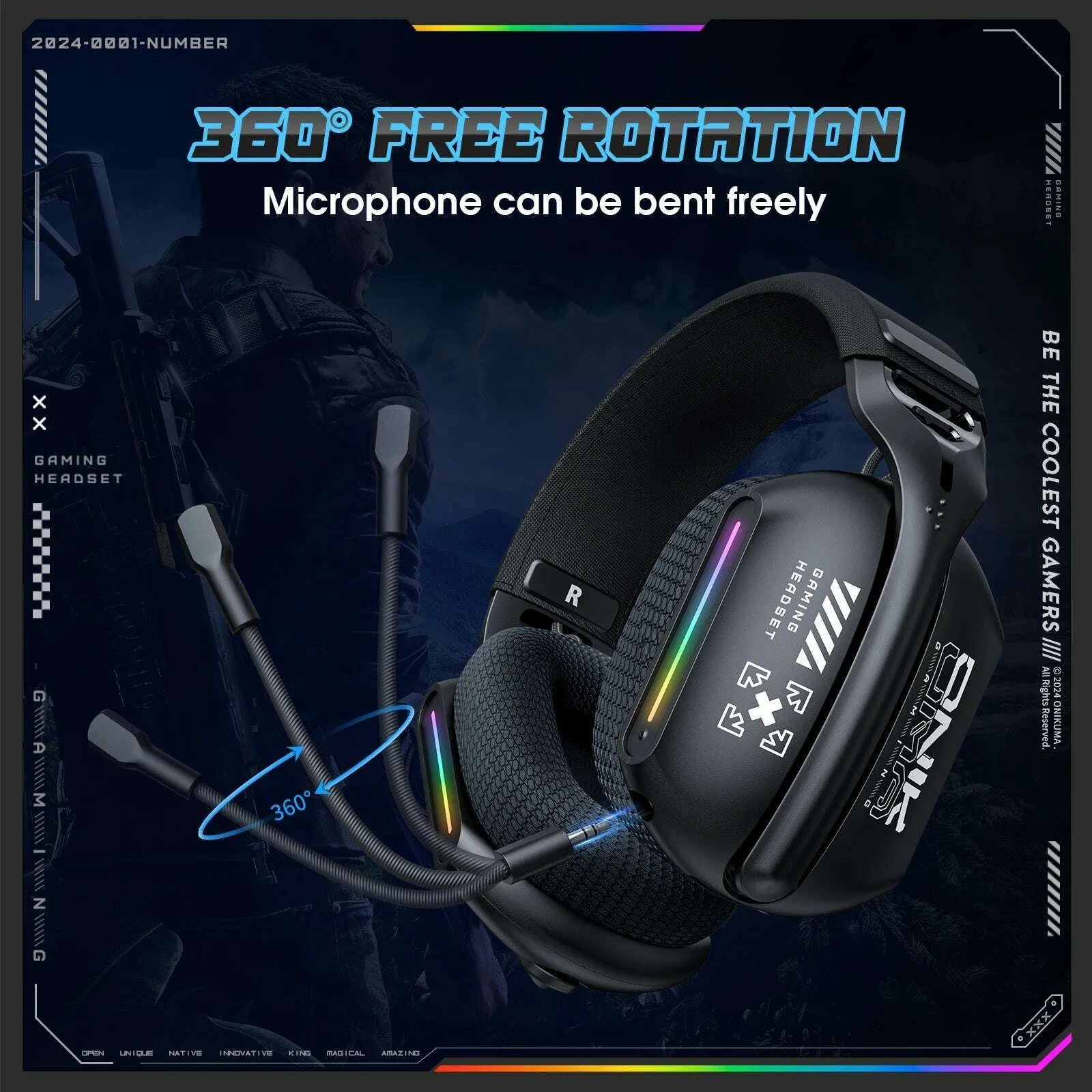 onikuma-gt808-24ghz-wireless-gaming-headset-noise-cancelling-earphone-headset-for-ps5-ps4-pc-mac-gaming-headphones-with-mic-rgbkimlud-womens-fashion-34628388