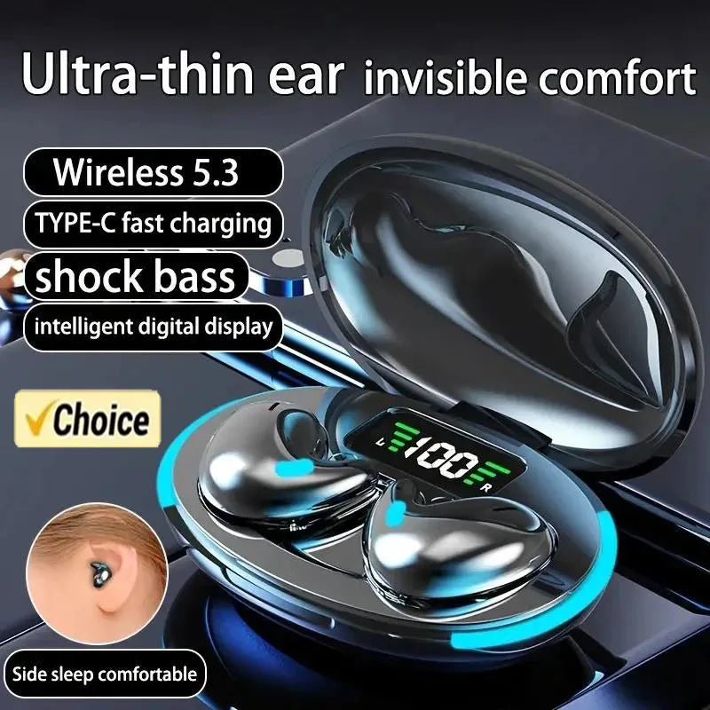 X55 Earphones Wireless Bluetooth Headphones Noise Reduction Sport Game Sleep Bluetooth 5.0 Earbuds HIFI Stereo Music Headset