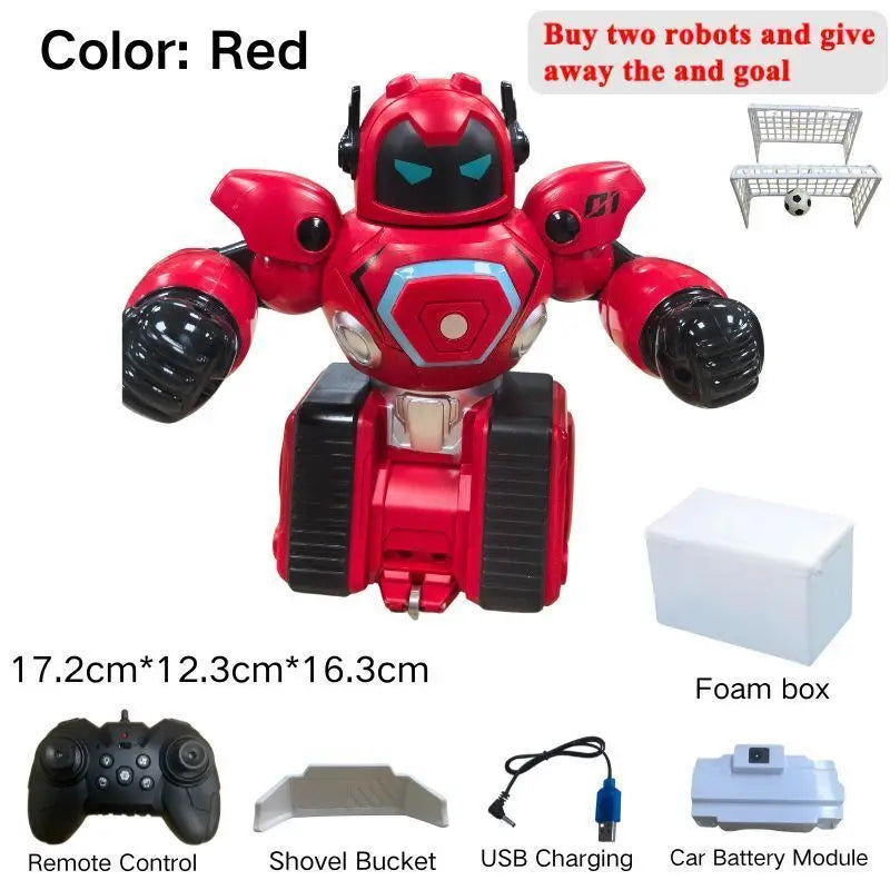 JJRC R30 parent-child interactive remote control football fighting robot double boxing remote control boy DIY children's toy