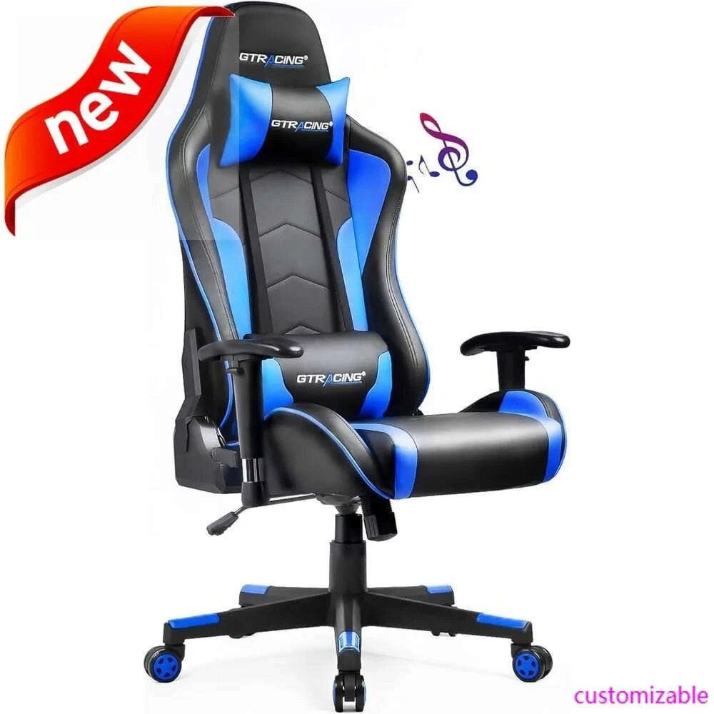 gaming-chair-with-speakers-bluetooth-music-video-game-chair-audio-ergonomic-design-heavy-duty-office-computer-desk-chair（blue）-nkimludkimlud-35574429