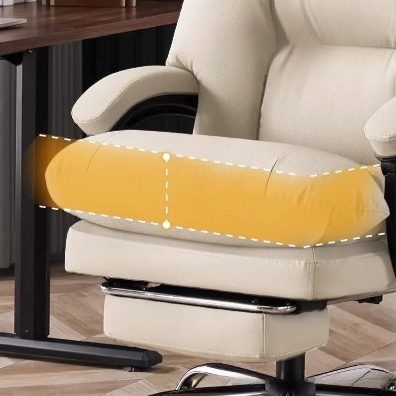 Executive Chair – Ergonomic Reclining – Minimalist Backrest – Metal | KIMLUD