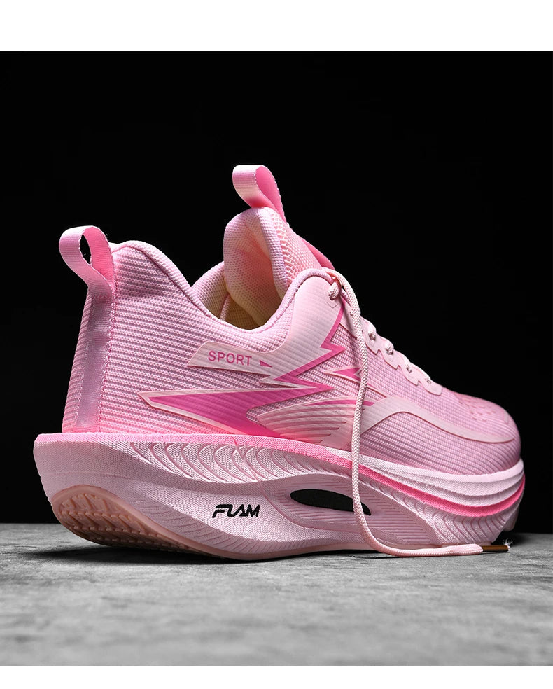 Men Sports Running Shoes Casual Marathon Breathable Lightweight Women's Comfortable Athletic Nonskid Walking Sneakers Outdoors